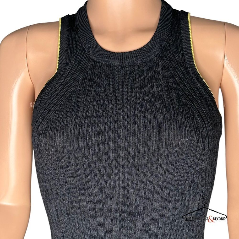 TopShop Knit Ribbed Bodycon Dress - Picture 2 of 7
